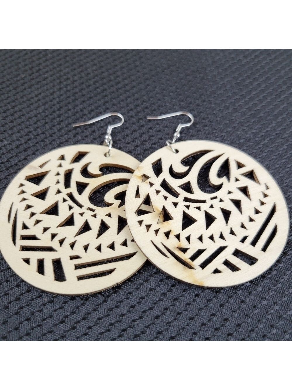 Boho Wooden Earrings (#E2)